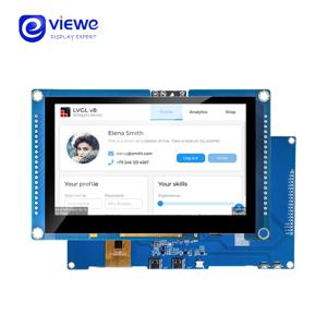 4.3인치 800*480 ESP32 LVGL WIFI&블루투스 LCD 그래픽 디스플레이 TFT 스마트 디스플레이 스크린 모듈 개발 보드 터치 기능 포함