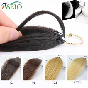 RSEIO 새 깃털 헤어 익스텐션 인모, 실제 자연모, 편안하고 보이지 않는 16 인치-26 인치, 블랙 다크 브라운 금발 스트레이트, 100%