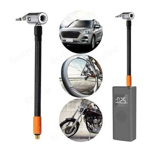 M6 40/60/80CM 스레드 연장 팽창 튜브, 미세한 치아가 있는 표준 타이어 밸브, M6 스레드 통합 공기 펌프에 적합