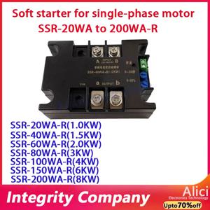 220V 단상 지능형 모터 소프트 스타터 소프트 스타트 모듈 소프트 스타트 50-60HZ 호환 2/3/4/ 6/ 8KW SSR-100WA-R(4KW)