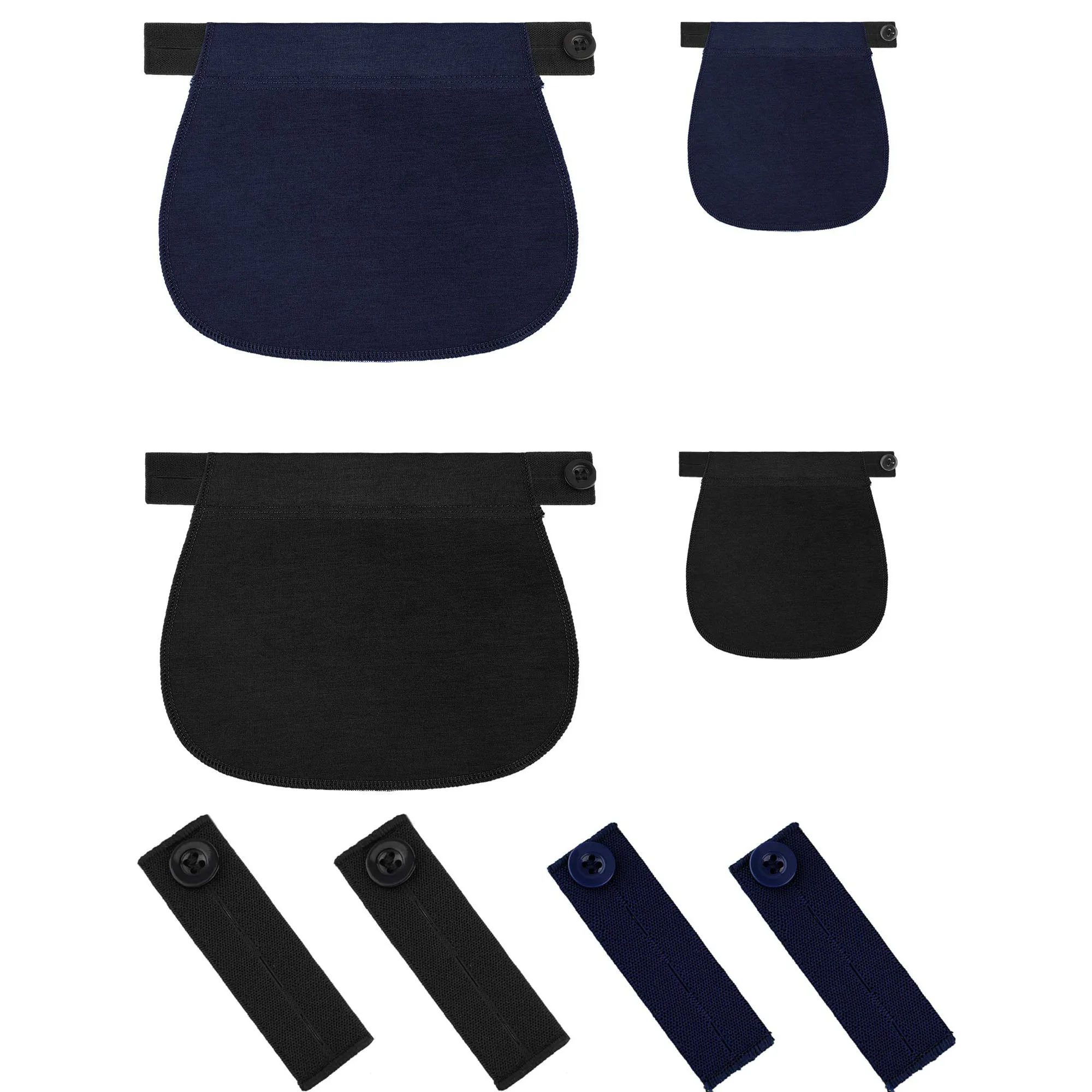 1pc 조정 가능한 허리 익스텐더 출산 바지 버튼 탄성 허리 밴드 익스텐더 임신 한 여성을위한 탄성 허리 밴드 벨트