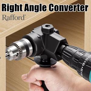90 °   삼구 척 코너 임팩트 드릴 어댑터 직각 벤드 연장 척 드릴 어댑터 직각 변환기 액세서리