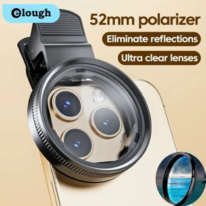 52MM CPL 필터 원형 범용 휴대용 편광판 카메라 렌즈 모바일 사진 편광판 스마트 폰용 반사 없음