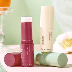 오래 지속되는 고체 향수 스틱 휴대용 회전식 향기 밤 (남녀공용), 신선한 꽃/과일 향 포켓 사이즈