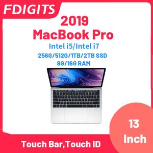 2019 MacBook Pro Intel i5 i7 13인치 터치 바, 터치 ID 256G/512G/1TB/2TB 8G/16G RAM 노트북 노트북.