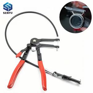 자동차 클램핑 롱 클램프 플라이어 굽힘 가능한 호스 클램프 케이블 타입 플렉스 케이블 스트레이트 호스 번들 제거 자동차 수리 도구