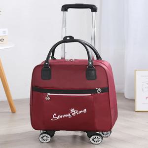 대용량 더블 숄더 백팩 여행 가방 남녀 공용 세련된 여행용 캐리어 공항 체크인 가방