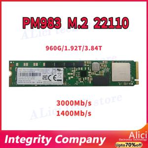 오리지널 PM983 960G 1.92T 3.84T M.2 NVME 22110 기업급 서버 솔리드 스테이트 드라이브는 삼성과 호환됩니다.