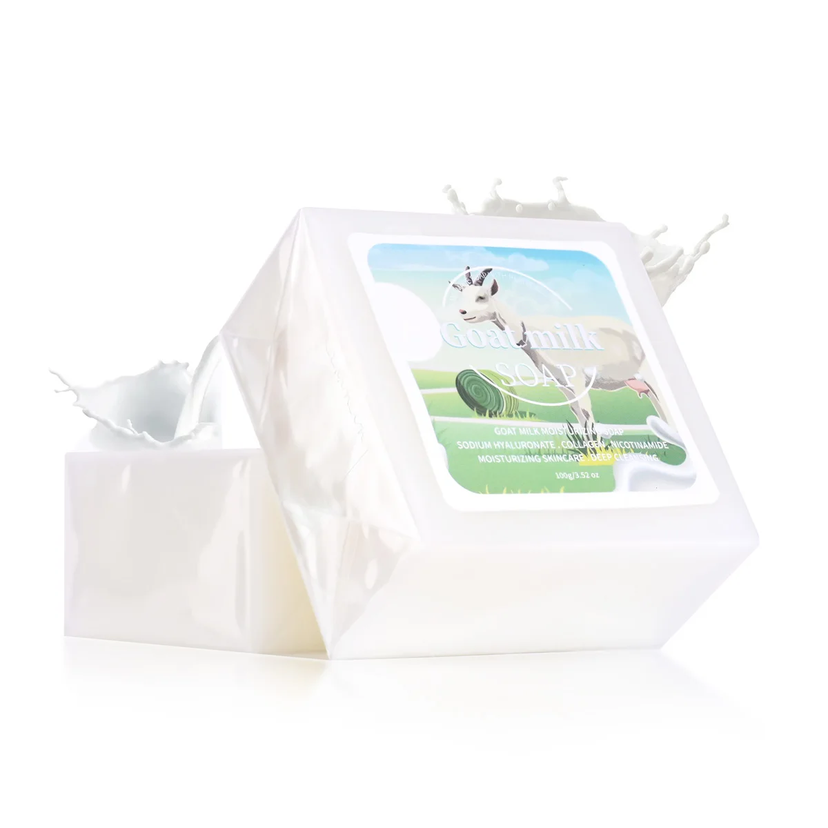 B+나이아신아마이드 염소유 비누(콜라겐 함유)는 피부를 탄력있게 하고 보습하며, 세정, 목욕을 해주는 수제 비누입니다.