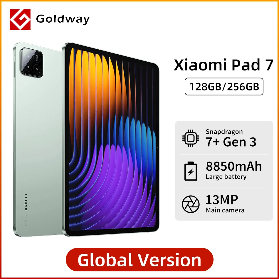 샤오미 패드 7 글로벌 버전 미 태블릿 스냅드래곤 7+ Gen 3 11.2인치 3.2K 144Hz 디스플레이 아드레노 GPU 45W 터보 충전 8850mAh