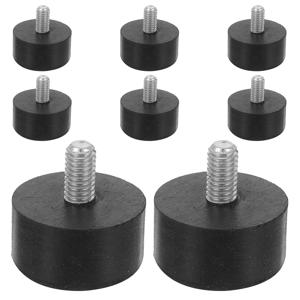 8개 조절 가능한 고무 가구 레벨러 M6 나사형 레벨링 풋 패드 테이블 의자 소파 가구 안정성용