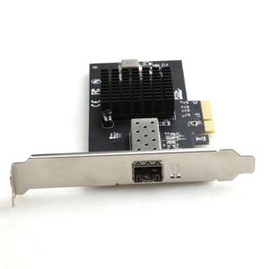 1포트 10G 오픈 SFP 네트워크 어댑터 PCIe X4 카드 PCIe4X 10G 단일 포트 랜 카드 인텔/82599EN/X520
