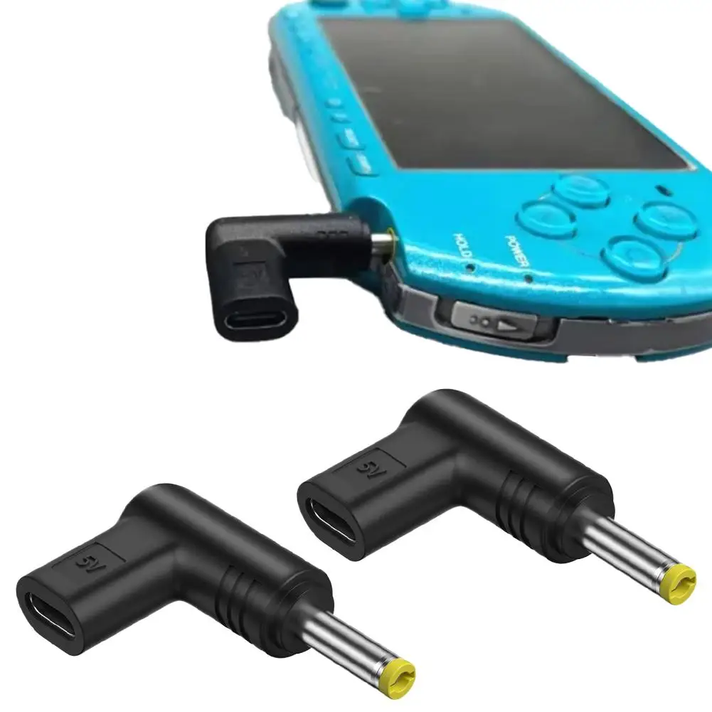 5V 타입-C에서 DC 전원 충전 변환기 PSP 1000 2000 3000 미니 USB C 충전 변환 어댑터