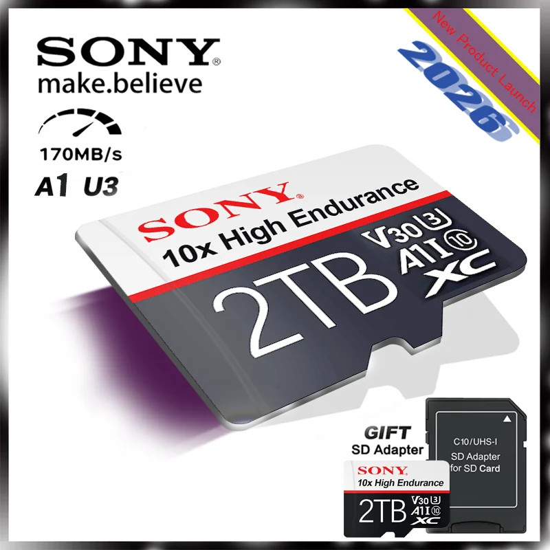 SONY-Extreme PRO 메모리 카드, UHS-I, 256GB, 512GB, 64GB, TF 카드, 70 MB/s, Class10, U3, V30, A2, 256GB