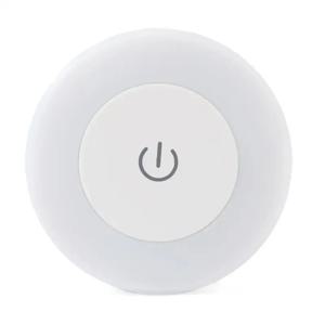 홈피쉬 LED 터치 센서 야간등 USB 충전식 자석 벽등 휴대용 원형 램프 침실 복도 방용