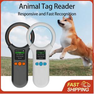 W91A 마이크로칩 리더기 134.2/125KHz EMID FDX-B ISO11784/85 USB 무선 블루투스 1.44인치 LCD 동물 ID 철도 자원 관리