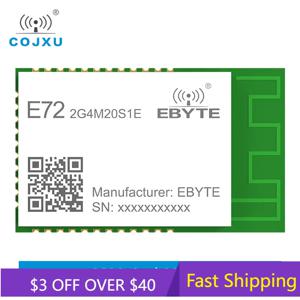 Zigbee 3.0 2.4GHz 무선 모듈 20dBm 장거리 700m 암 MCU SMD BLE 5.0 SOC 송신기 수신기 E72-2G4M20S1E