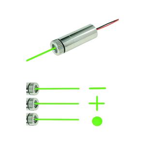 녹색 포인트 라인 크로스 520nm 10mW 레이저 모듈 헤드 유리 렌즈 초점 가능 산업용 클래스 dc 3v-5v, 제조 무료 사용자 정의