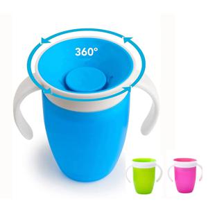 매직 베이비 컵은 아기 학습 마시는 컵 누출 방지 어린이 워터 컵 병 240ml Copos 학습 컵 베이비 컵을 설정할 수 있습니다