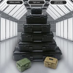 케이스 가방 주최자 보관 상자 카메라 사진 명소 봉인 된 충격 방지 안전 보호 장치 도구 상자 (스펀지 포함)