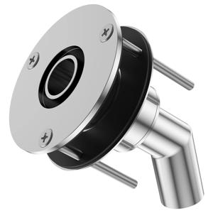 스테인리스 스틸 스루 선체 배기 스킨, 디젤 히터 배기 파이프용 선박 피팅 튜브, 24mm