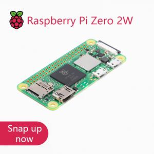 Raspberry Pi Zero 2W 1GHz 쿼드 코어 64비트 Arm Cortex-A53 CPU 512MB SDRAM Bluetooth BLE&WiFi Pi 0 2W(핀 헤더 케이스 키트 포함)