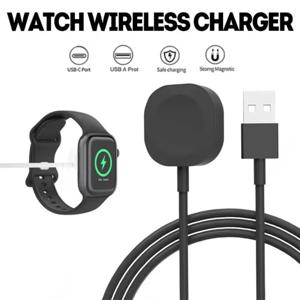 IWatch 9/8/7/6/5/SE용 USB 타입 C 마그네틱 무선 충전기 애플 워치 시리즈 울트라용 USB C 휴대용 고속 충전 스테이션
