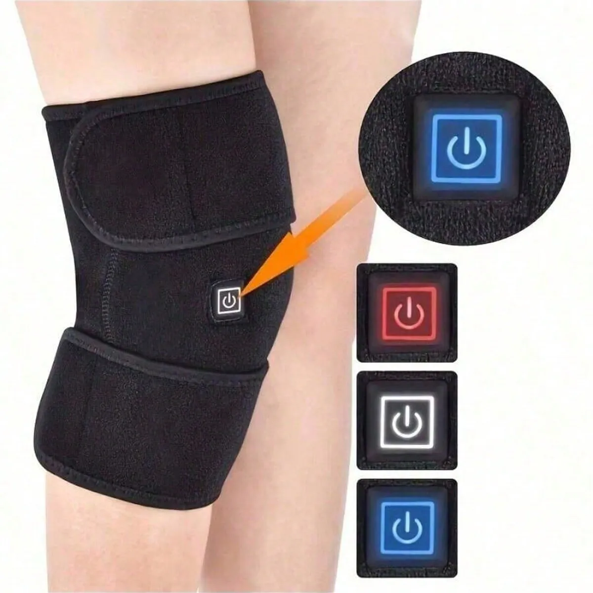 전기 가열 무릎 패드 뜨거운 압축 뜸 자체 가열 무릎 노인 무릎을위한 따뜻한 보호 장비
