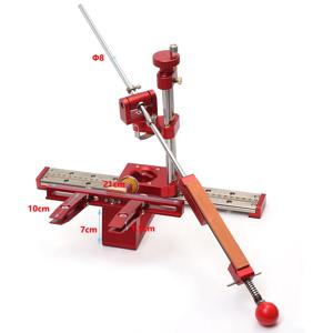 1 세트 나이프 샤프닝 프레임 전문 고정 앵글 숫돌 숫돌 고정밀 그라인더 샤프닝 도구 (레일 포함)