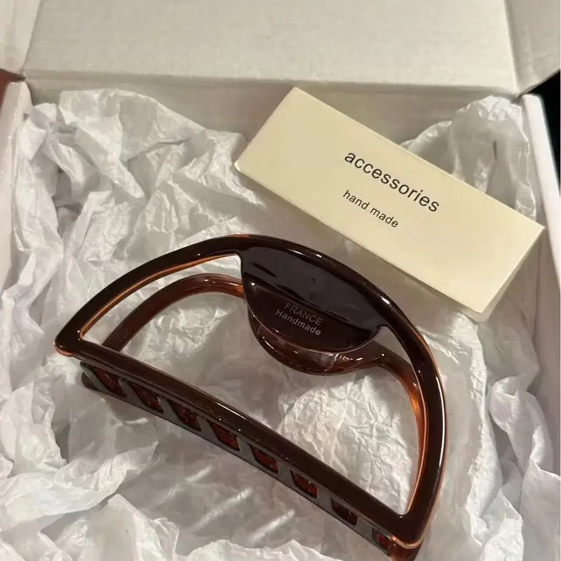 중공 아세트산 그립 대형 미트볼 헤어 클로, 유럽 및 미국 헤어 액세서리, 1 개