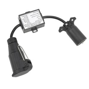 플라스틱 자동차 커넥터 미국 차량용 7핀 블레이드 커넥터 - 유럽식 13핀 원형 커넥터 (자동차 및 트럭 트레일러 커넥터용)