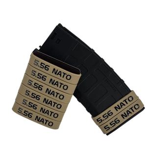 5.56 나토 매거진 마킹용 6팩 매거진 마킹 밴드 미끄럼 방지 총기 안전을 위한 편리한 식별