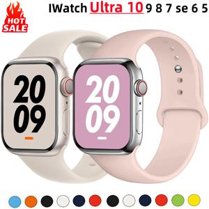 애플워치 실리콘 밴드 44mm 45mm 40mm 41mm 42-38mm 45mm 스포츠 팔찌 아이워치 시리즈 8 7 6 5 4 3 SE 9 울트라 2 49mm