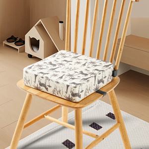 만화 캐릭터 어린이용 의자 높이 증가 쿠션 휴대용 방수 아기 식탁의자 스펀지 높이 증가 쿠션