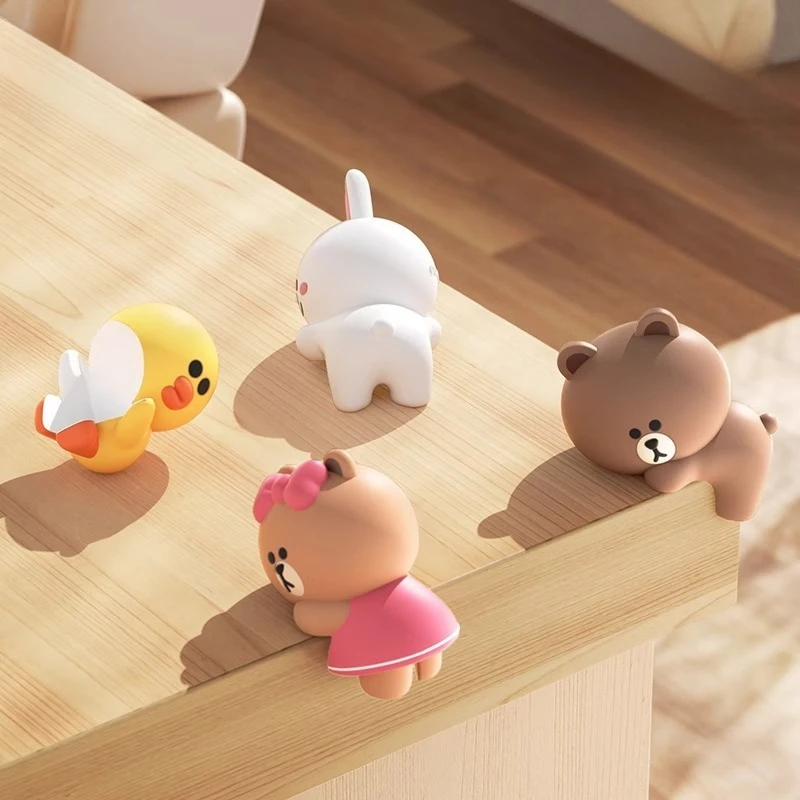 충돌 방지 코너 보호대 테이블 모서리 소프트 백 엣지 어린이 충돌 방지 스트립 만화 충돌 방지 스티커