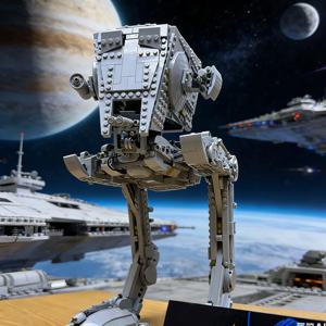 1513개 핫토이 UCS AT-ST 트랜스포트 워커 항공기 75417 로봇 블록 퍼즐 모델 휴일 생일 크리스마스 선물용