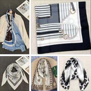 새로운 이탈리아 프린트, 패셔너블하고 정교한 얇고 긴 여성용 숄과 스카프, 봄과 여름용