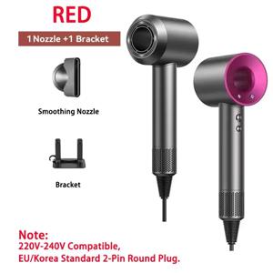 2025 전문가용 무풍 헤어 드라이어 음이온 부착물 음이온 살롱 도구 가정 여행용 휴대용 전기 헤어 드라이어