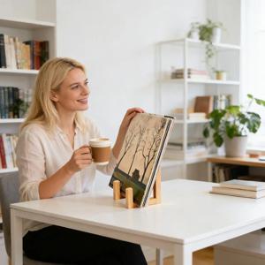 레코드 디스플레이 선반 원목 클래식 랙 앨범 홀더 스탠드 음악실 침실 컬렉션 플레이어 새해 휴일 파티용