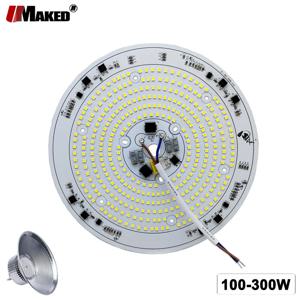 AC220V LED 높은 베이 라이트 플레이트 100W 150W 200W 300W전체 전력 스마트 IC 드라이버 SMD2835Doide 소스 패널 공장 램프 교체