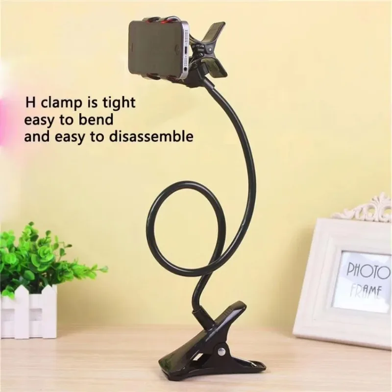 360 °   회전식 휴대폰 거치대 휴대용 유연한 데스크탑 브래킷 데스크 마운트 스탠드 아이폰 삼성 샤오미용 70cm