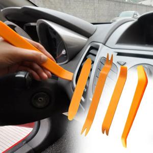 4PC 자동차 해체 도구 키트 휴대용 자동차 자동차 라디오 패널 도어 클립 패널 트림 대시 오디오 제거 설치 프로그램 프라이 키트 수리 도구