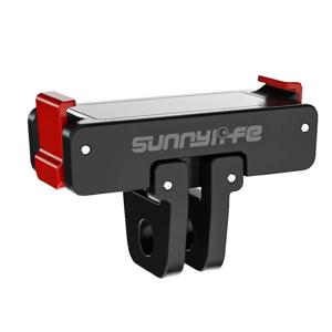 DJI Osmo Action 5 Pro 안정적인 설치용 마그네틱 퀵 릴리스 어댑터 베이스 접이식 퀵 릴리스 2개의 클로 마운트 어댑터