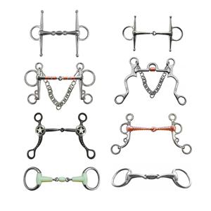 승마 말 입 비트, 스네이플 개그 바이트, 승마 훈련 하네스 용품