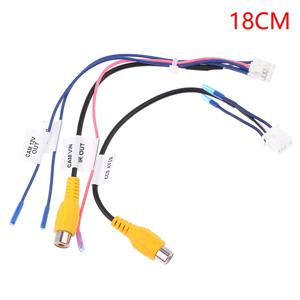 RCA 후진 후방 보기 케이블 어댑터, 자동차 스테레오 라디오 DVD 라디오 모니터 케이블 커넥터, 10 핀 후방 보기 백업 카메라용, 1PC