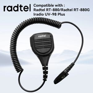 Radtel RT-880 RT-880G RT-6D RT-6D PRO 라디오용 Radtel 헤비 듀티 방수 워키토키 스피커 마이크 마이크로폰
