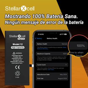 StellarXcell 진단 배터리 팝업 메시지 없음 아이폰 11Promax 14Plus 15Pro 12 13mini 배터리 교체용 진단 실행