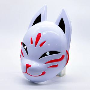 여우 얼굴 마스크 경량 코스프레 동물 얼굴 커버 헤어 액세서리 할로윈 파티 소품을위한 가장 무도회 의상 얼굴 커버