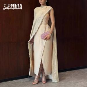 로맨틱 Kaftan 2 조각 댄스 파티 드레스 독점 아랍어 두바이 여성 이브닝 드레스 재고 있음 봄 가을 섬세한 공식 이벤트