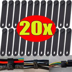 1-20pcs 오토바이 고무 와이어 타이 범용 오토바이 고무 프레임 배선 하네스 액세서리에 대 한 케이블 와이어 하네스 고정